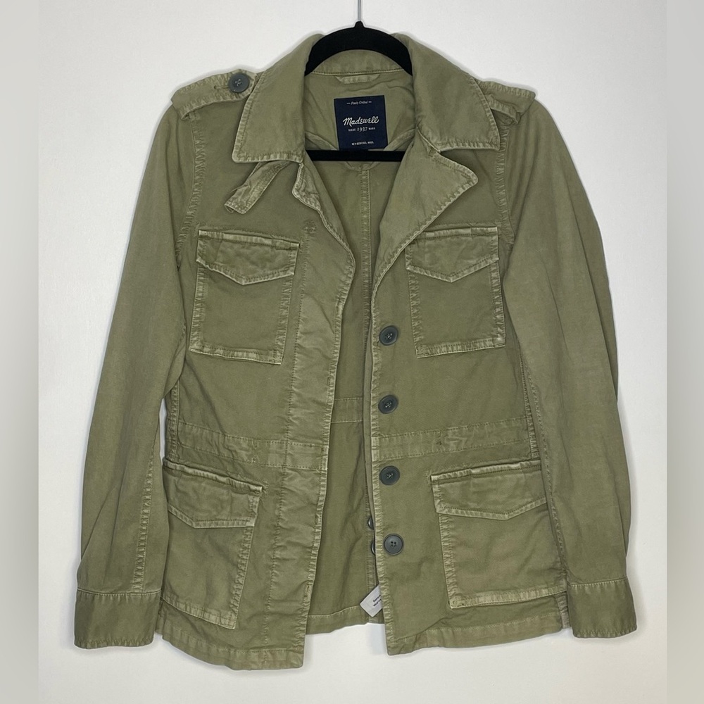 Womens XS Green Madewell Outbound‎ jacket